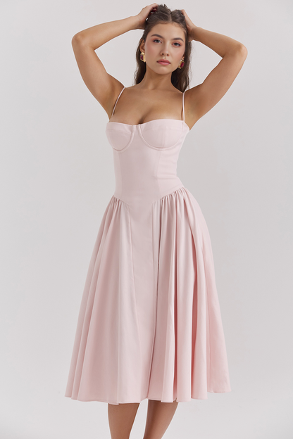 Chic-Flare Midi Dress