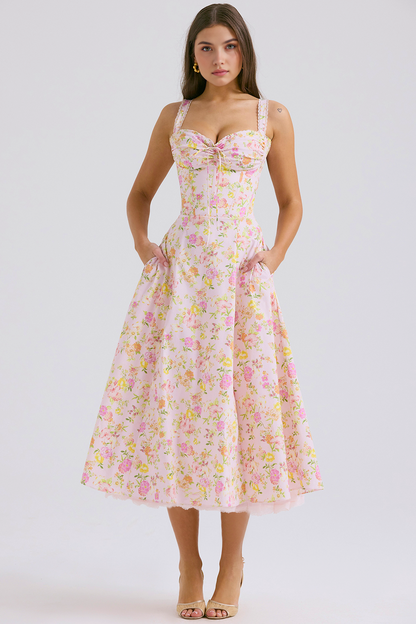 Emilia Floral Corset Dress