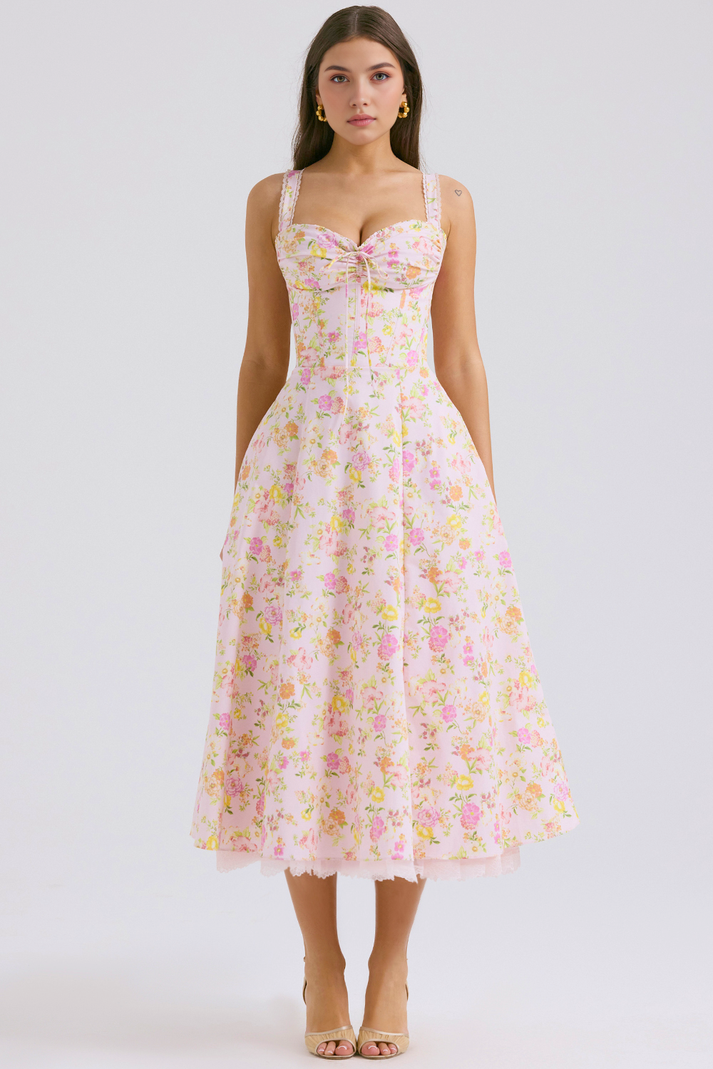 Emilia Floral Corset Dress