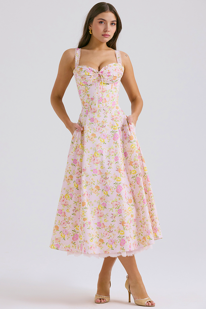 Emilia Floral Corset Dress