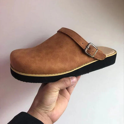 Comfort-Shock Leather Shoes