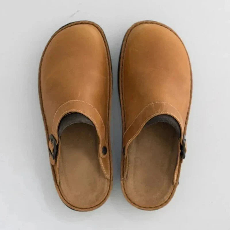 Comfort-Shock Leather Shoes