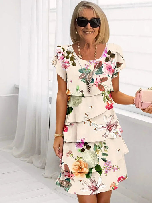 Floral-Chic Spring Dress