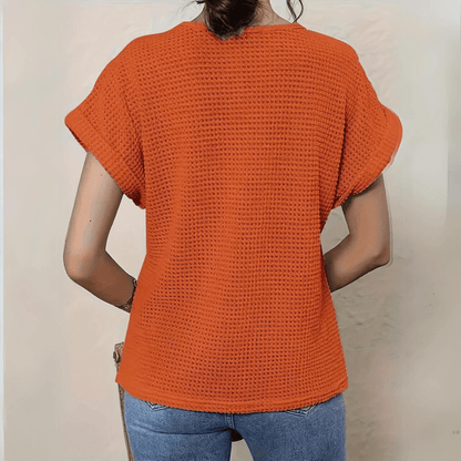 Lace-Accent Ibiza Blouse