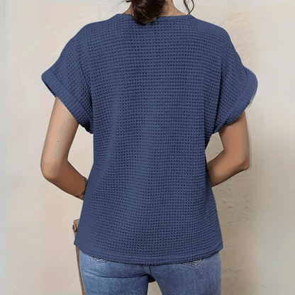 Lace-Accent Ibiza Blouse
