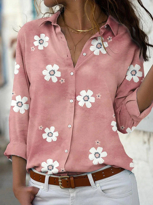 Camicia Ultra-Morbida Floreale