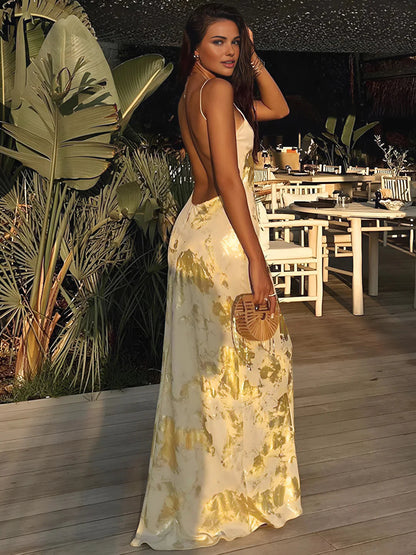 Eleganza Backless per Donne Mature