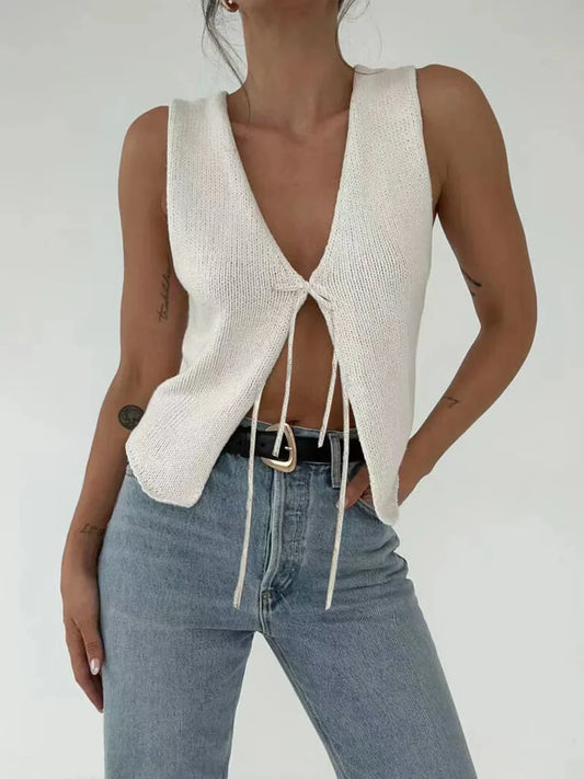 Eleganza Moderna: Gilet a Nodo