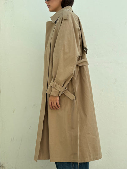 Trench Impermeabile Beige