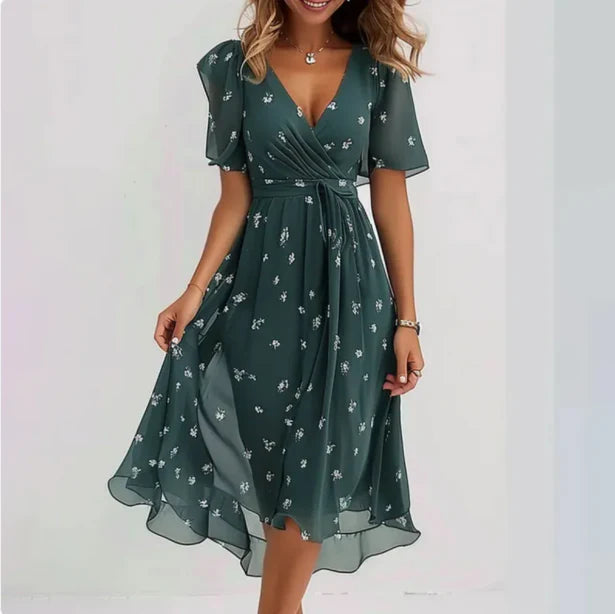 V-Neck Chic Dress