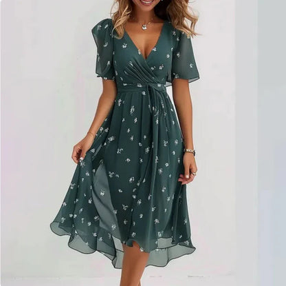V-Neck Chic Dress