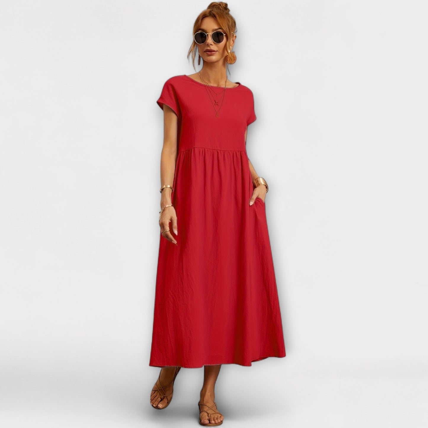 Eleganza-Floreale Abito Primavera