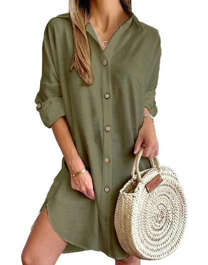 Effortless Elegance Shirt Dress