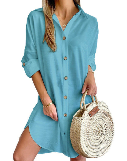 Effortless Elegance Shirt Dress