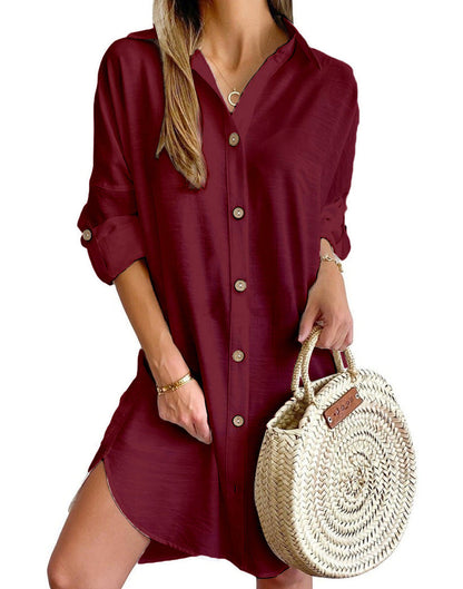 Effortless Elegance Shirt Dress