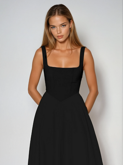 Abito Elegante Scollo-Carmen