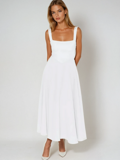 Abito Elegante Scollo-Carmen