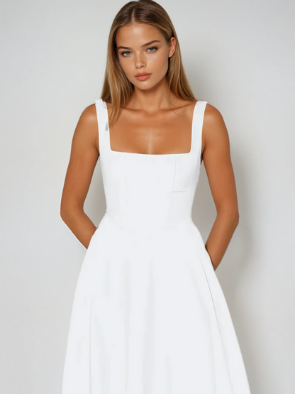 Abito Elegante Scollo-Carmen