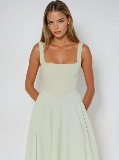 Abito Elegante Scollo-Carmen