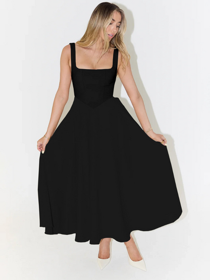 Abito Elegante Scollo-Carmen