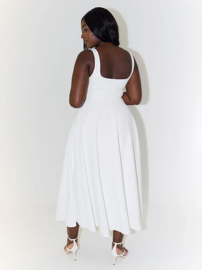 Abito Elegante Scollo-Carmen