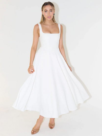 Abito Elegante Scollo-Carmen