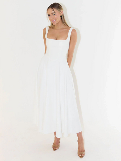 Abito Elegante Scollo-Carmen
