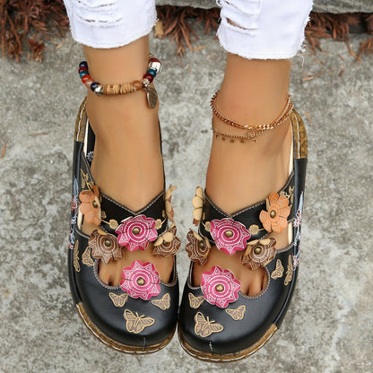 Comfort-Grip Wedge Sandals