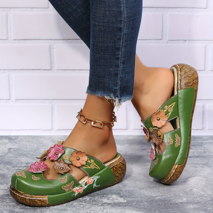 Comfort-Grip Wedge Sandals