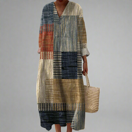 Abito Elegante Geometrico