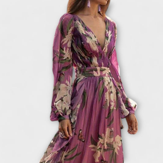 Abito Maxi Elegante Rétro