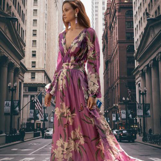 Maxi Abito Elegante Raffinato