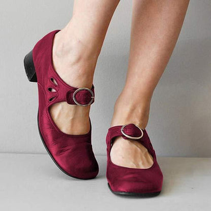 Elegant Comfort Leather Sandals