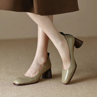 Eleganza Comoda Pumps in Pelle