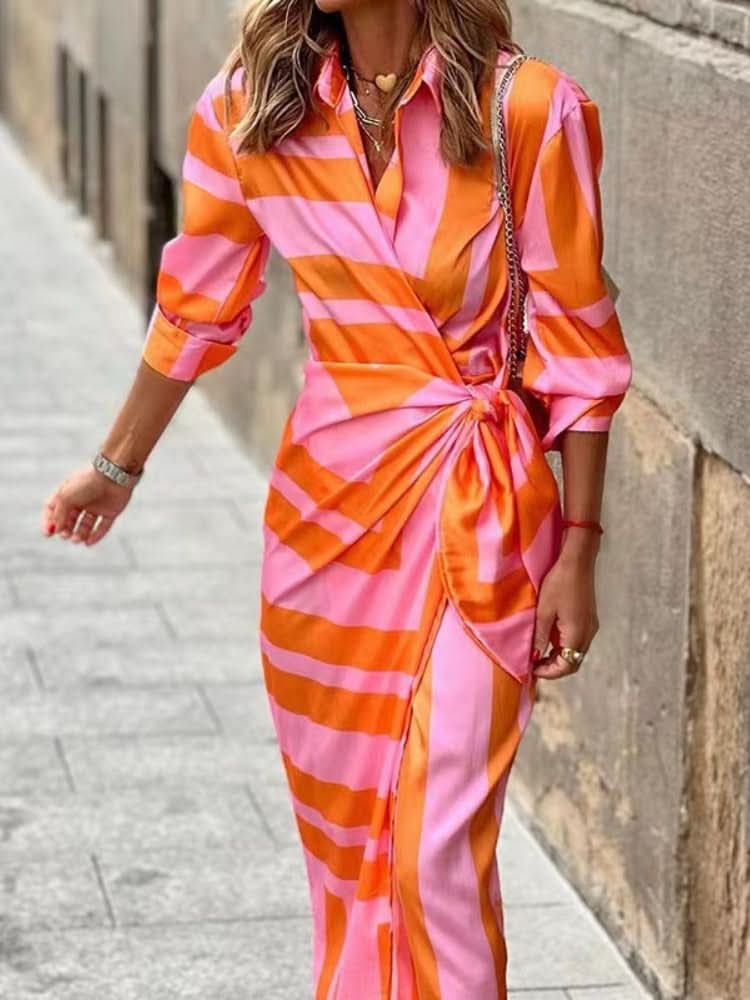 Elegant Comfort Wrap Dress