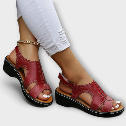 Sandali-Ortopedici Comfort-Pelle