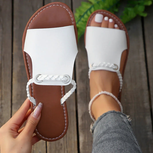 Sandali Boho a Fascia Intrecciata