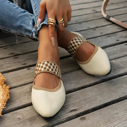 Magnolia Mesh Comfort Flats