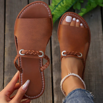 Sandali Boho a Fascia Intrecciata