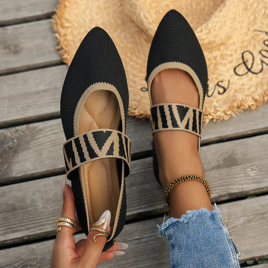 Magnolia Mesh Comfort Flats