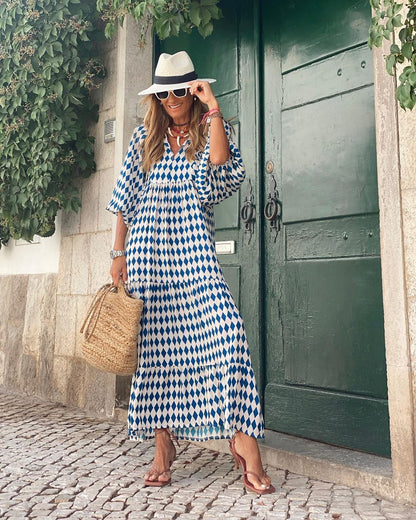 Maxi Abito Fresco Elegante