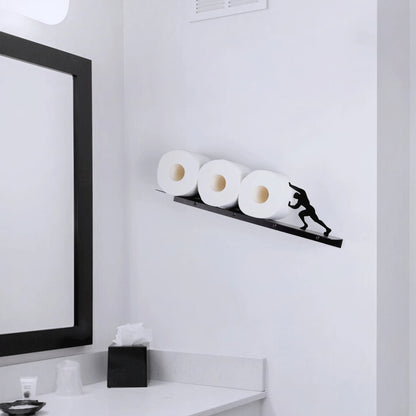 Playful Bathroom Storage Shelf
