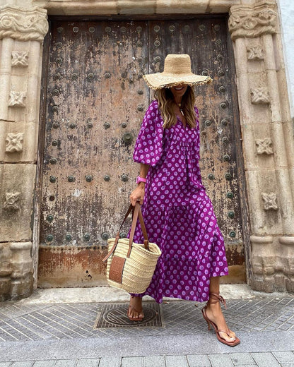Maxi Abito Fresco Elegante