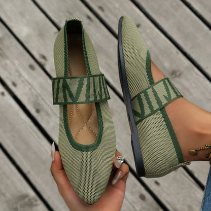Magnolia Mesh Comfort Flats