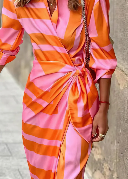 Elegant Comfort Wrap Dress