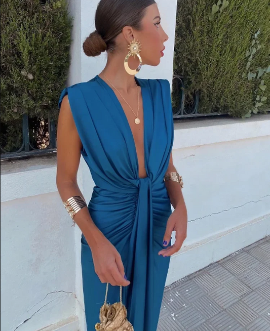Abito Elegante Scolpisce-Figure