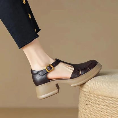Eleganza Comoda Tacchi Mary-Jane