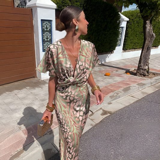 Vestito Lungo Eleganza Fluttuante