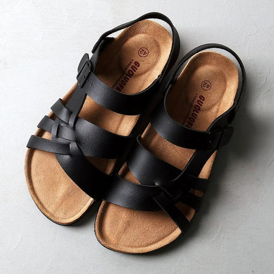Elegant Orthopedic Leather Sandals