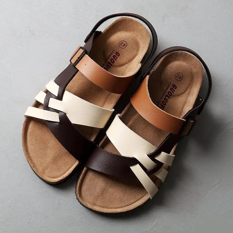 Elegant Orthopedic Leather Sandals